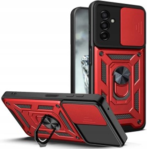 ETUI DO SAMSUNG S24 FE PANCERNE OCHRONA APARATU RING CASE + SZKŁO