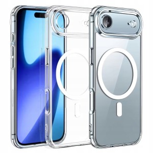 ETUI DO IPHONE 17 AIR MAGSAFE SHOCK Przezroczyste OCHRONA APARATU + SZKŁO