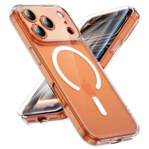 ETUI DO IPHONE 17 PRO MAX MAGSAFE SHOCK Przezroczyste OCHRONA CASE + SZKŁO