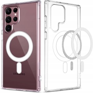ETUI DO SAMSUNG S23 ULTRA MAGSAFE SHOCK CLEAR Przezroczyste OCHRONA APARATU