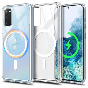 ETUI DO SAMSUNG S20 FE MAGSAFE SHOCK CLEAR Przezroczyste OCHRONA + SZKŁO
