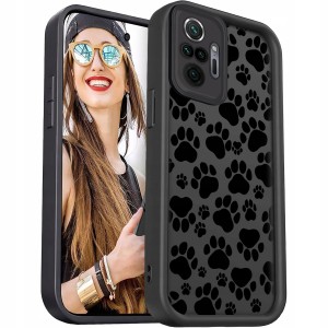 ETUI DO XIAOMI REDMI NOTE 10 PRO SILIKON MATT OCHRONA ŁAPKI CASE + SZKŁO