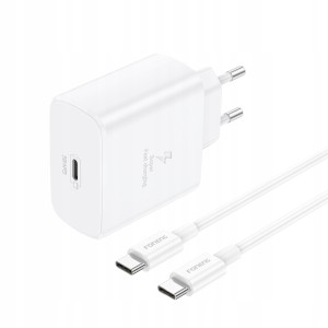 Foneng EU62 szybka ładowarka sieciowa GaN 45W z kablem USB-C na USB-C