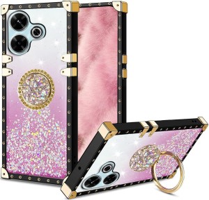 ETUI DO XIAOMI REDMI 13 4G BROKATOWE GLAMOUR GLITTER RING CASE + SZKŁO