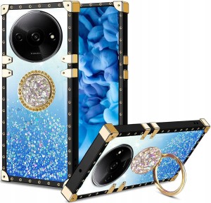 ETUI DO XIAOMI REDMI A3 BROKATOWE GLAMOUR GLITTER RING CASE BROKAT + SZKŁO