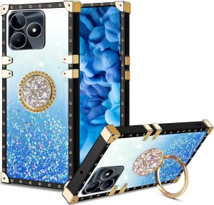 ETUI BROKATOWE DO REALME C53 / C51 CASE GLAMOUR GLITTER RING + SZKŁO
