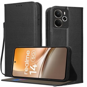 ETUI DO REALME 14 5G / 14T 5G BOOK Z KLAPKĄ MAGNETYCZNE PORTFEL OCHRONA