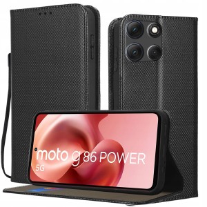 ETUI DO MOTOROLA MOTO G86 POWER BOOK Z KLAPKĄ MAGNETYCZNE PORTFEL + SZKŁO