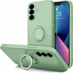 ETUI DO SAMSUNG A16 4G / A16 5G SILIKON OCHRONA APARATU RING CASE + SZKŁO