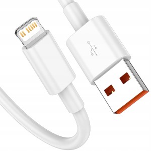 KABEL USB LIGHTNING FONENG 3A 1M MOCNY PRZEWÓD SZYBKIE ŁADOWANIE IPHONE
