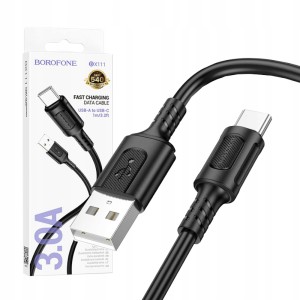 KABEL BOROFONE BX111 2X USB TYPE-C DO SAMSUNG XIAOMI HUAWEI 1M 3A