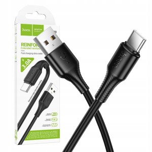KABEL HOCO X120 USB TYPE-C 3A 1M MOCNY PRZEWÓD UNIWERSALNY DO TELEFONU