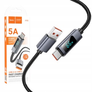 KABEL HOCO X112 5A 1M SZYBKIE ŁADOWANIE MOCNY PRZEWÓD USB TYPE-C