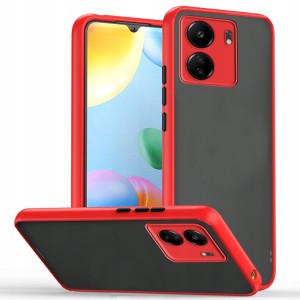 ETUI DO XIAOMI REDMI 13C / POCO C65 MATOWE SILIKON OCHRONA RAMKA + SZKŁO