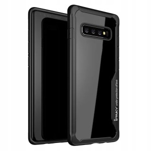 ETUI DO SAMSUNG GALAXY S10 iPAKY SILIKON PANCERNE MATOWE CLEAR + FOLIA