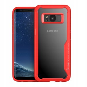 ETUI DO SAMSUNG GALAXY S8 PLUS iPAKY SILIKON PANCERNE MATOWE CLEAR + FOLIA