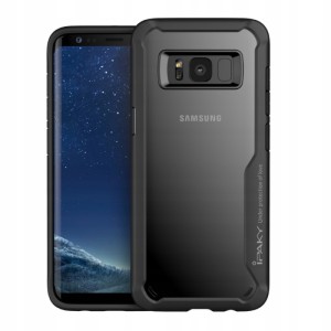 ETUI DO SAMSUNG GALAXY S8 iPAKY SILIKON PANCERNE MATOWE CLEAR + FOLIA