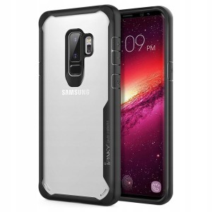 ETUI DO SAMSUNG GALAXY S9 PLUS iPAKY SILIKON PANCERNE MATOWE CLEAR + FOLIA