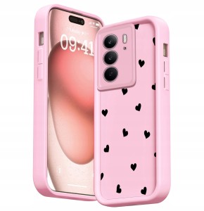 ETUI DO REALME C75 / 14X 5G SILIKON MATT SOFT OCHRONA APARATU SERCA + SZKŁO