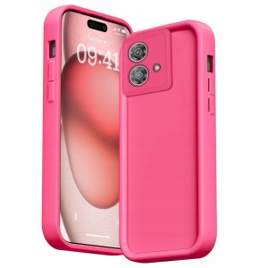 ETUI DO MOTORALA MOTO G84 5G SILIKONOWE SOFT MATT OCHRONA APARATU + SZKŁO