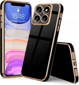 ETUI DO MOTOROLA MOTO G56 5G GLAMOUR SILIKONOWE OCHRONA APARATU 6D + SZKŁO