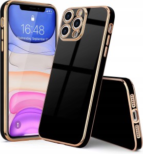ETUI DO IPHONE 16 PRO MAX LUKSUSOWE GLAMOUR OCHRONA APARATU SILIKON + SZKŁO