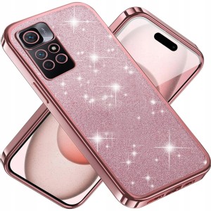 ETUI DO POCO M4 PRO 5G / REDMI NOTE 11s 5G / 11T SILIKON BROKAT 2W1 + SZKŁO