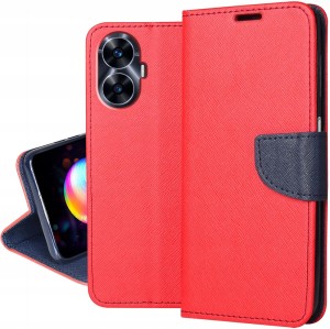 ETUI Z KLAPKĄ DO REALME C55 PORTFEL FANCY SMART MAGNET KABURA CASE