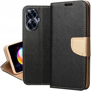 ETUI Z KLAPKĄ DO REALME C55 PORTFEL FANCY SMART MAGNET KABURA CASE