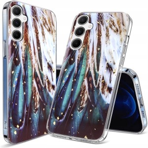 ETUI DO SAMSUNG A16 4G / A16 5G GLAMOUR SILIKON GLITTER BROKATOWE + SZKŁO