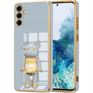ETUI DO SAMSUNG A26 5G GLAMOUR BEAR UCHWYT MIŚ 6D SILIKONOWE CASE + SZKŁO