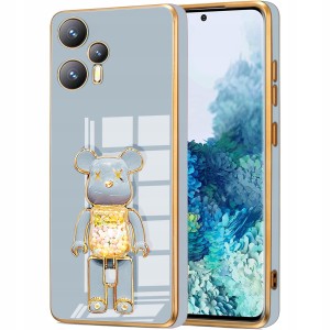 ETUI DO OPPO F5 GLAMOUR BEAR UCHWYT PODSTAWKA MIŚ SILIKON CASE 6D + SZKŁO