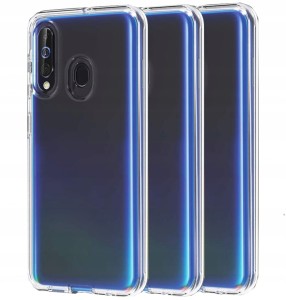 3x ETUI SLIM CASE PRZEZROCZYSTE DO SAMSUNG A60 1mm