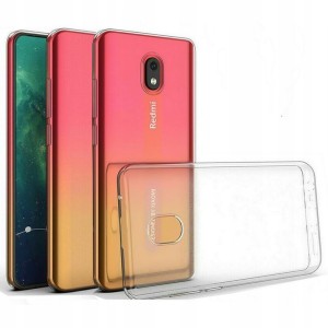 3x ETUI SLIM CASE PRZEZROCZYSTE DO XIAOMI REDMI 8A