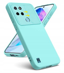 ETUI DO REALME C21Y / C25Y SILIKONOWE OCHRONA APARATU SOFT CASE + SZKŁO