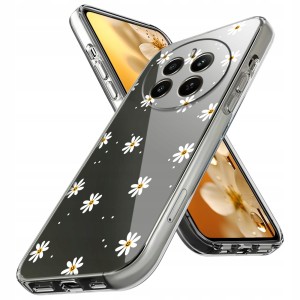 ETUI DO REALME 12+ / 12 PLUS 5G Przezroczyste KWIATY SILIKONOWE OCHRONA
