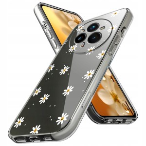 ETUI DO REALME 14 PRO PLUS 5G Przezroczyste KWIATY SILIKONOWE OCHRONA CASE