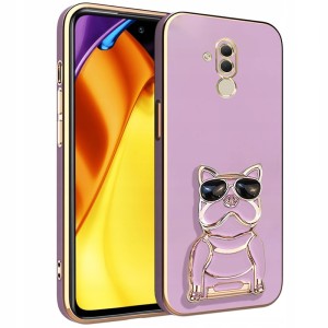 ETUI DO HUAWEI MATE 20 LITE GLAMOUR DOG 6D UCHWYT PODSTAWKA OCHRONA + SZKŁO