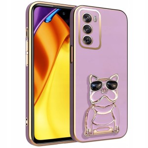 ETUI DO OPPO RENO 12 PRO 5G ( China ) GLAMOUR SILIKON UCHWYT PODSTAWKA DOG