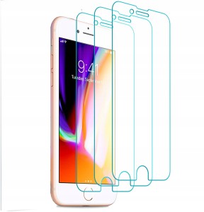 3x SZKŁO HARTOWANE OCHRONNE 2.5D IPHONE 6/7/8 PLUS