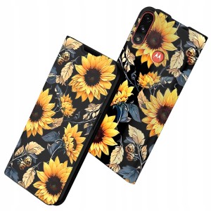ETUI Z KLAPKĄ DO MOTOROLA MOTO E7 POWER PORTFEL MAGNETYCZNE STYLOWE + SZKŁO