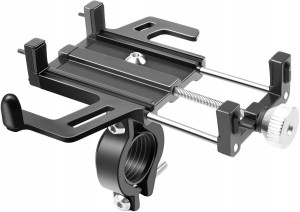 UCHWYT Rowerowy Motocyklowy NA TELEFON NA KIEROWNICĘ ALUMINIOWY MOCNY