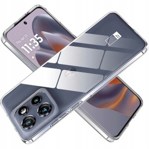 ETUI DO MOTOROLA EDGE 50 NEO Przezroczyste SILIKON OCHRONA APARATU + SZKŁO