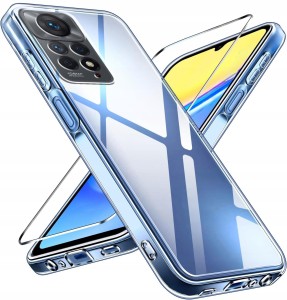 ETUI DO XIAOMI REDMI NOTE 11 PRO / 12 PRO 4G SILIKON CLEAR OCHRONA + SZKŁO