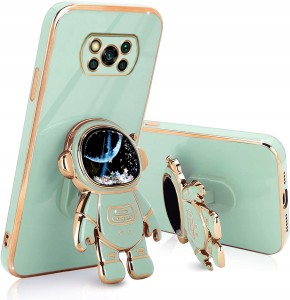 ETUI ASTRONAUT DO POCO X3 / X3 PRO SILIKONOWE OCHRONA APARATU + SZKŁO