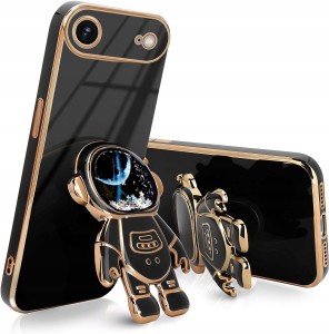 ETUI DO IPHONE 17 AIR ASTRONAUT UCHWYT PODSTAWKA SILIKON GLAMOUR + SZKŁO
