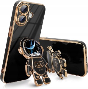 ETUI DO IPHONE 17 ASTRONAUT UCHWYT PODSTAWKA SILIKON GLAMOUR CASE + SZKŁO