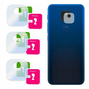3X SZKŁO NA APARAT DO MOTOROLA MOTO E7 PLUS HARTOWANE OCHRONNE OBIEKTYW TYŁ