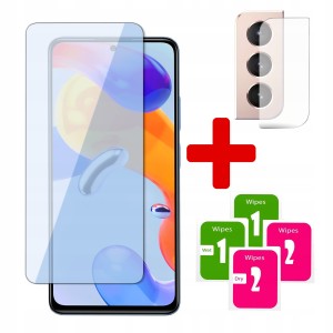 2w1 SZKŁO na EKRAN +SZKŁO NA APARAT do SAMSUNG GALAXY S21 FE OCHRONA 2,5D