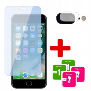2w1 SZKŁO na EKRAN +SZKŁO NA APARAT do IPHONE 7 PLUS / 8 PLUS OCHRONA 2,5D